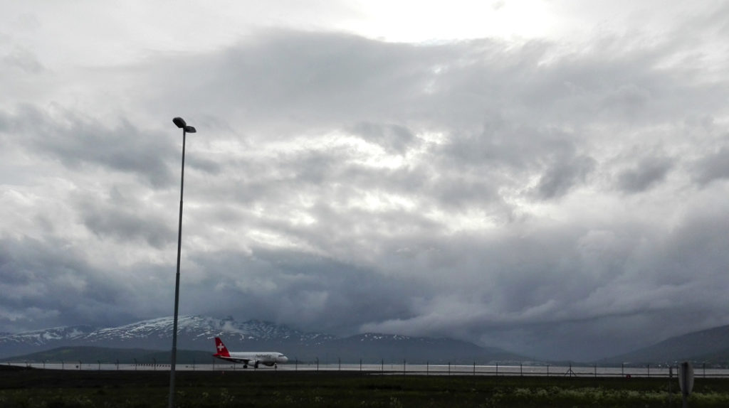 Helvetic's first flight to Tromsø, June 24th 2016